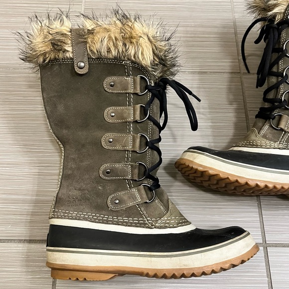 Sorel Joan of the Arctic Winter Duck Boots fur insulated warm cozy - Picture 4 of 13